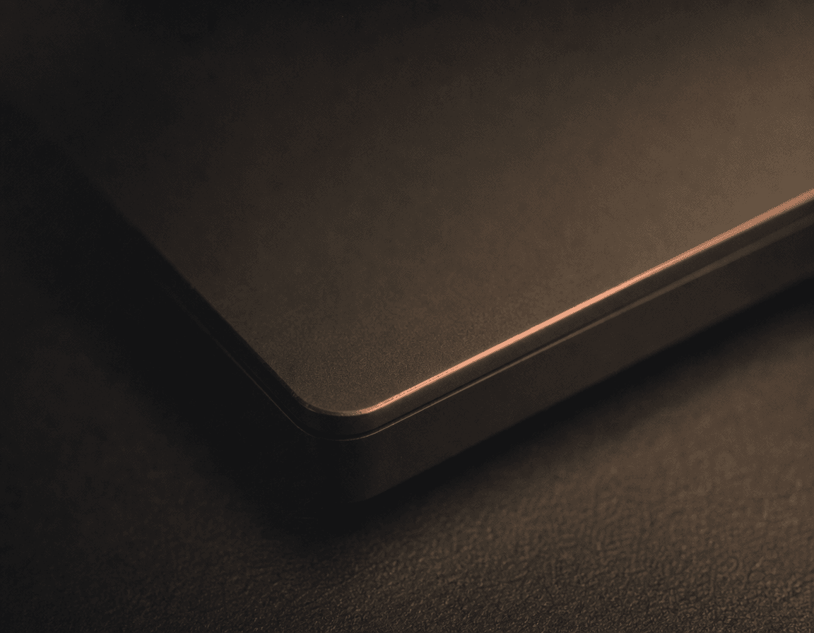 Web and digital product service visual — fluid screen composition